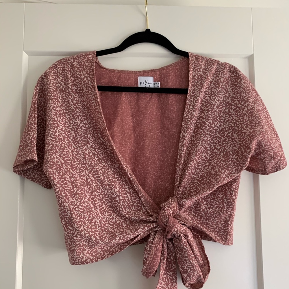 Princess Poly Floral Wrap Top